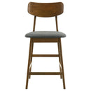 Robbie - 4 Pieces Counter Stool, box 2 of 2 - Walnut