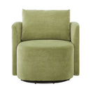 360° Modern Swivel Chair With Upholstered Curved Design