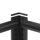 Heavy Duty 5 Tier Adjustable Metal Mesh Storage Rack With 2000 Lbs Capacity - Brushed Nickel