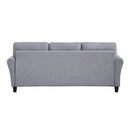 Modern Living Room Sofa Linen Upholstered Couch Furniture For Home Or Office