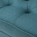 Harrison - Tufted Club Chair With Plush Cushion And Studded Trim - Dark Teal