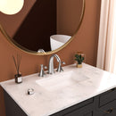 Elegant 2 Handle Widespread Bathroom Faucet With Pop Up Drain And Water Supply Lines