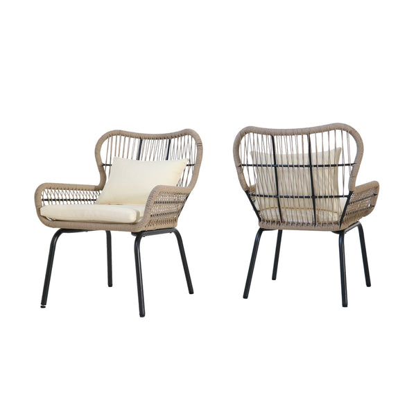 Southport - Club Chair With Woven Rope And Cushions