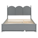 Platform Bed With With 2 Big Drawers And Trundle