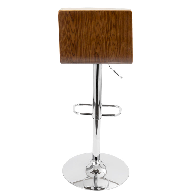 Vasari - Mid Century Modern Adjustable Barstool With Swivel