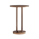 Tareel - Round Accent Table With Open Oval Pedestal - Antique Bronze