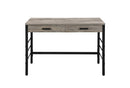 Disho - Weathered Writing Desk With USB - Oak