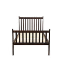 TOPMAX Wood Platform Bed Frame Mattress Foundation with Wood Slat Support, Twin (Espresso)