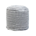 River - Handcrafted Cylindrical Pouf Water Resistant Fabric