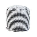River - Handcrafted Cylindrical Pouf Water Resistant Fabric