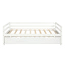 Daybed with Trundle Frame Set, Twin Size, White