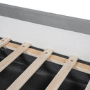 Upholstered Daybed With Bear Shaped Headboard, Hydraulic System And Breathable Mesh Fence