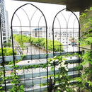 Metal Garden Trellis Rustproof Trellis For Climbing Plant, Outdoor Flower Support