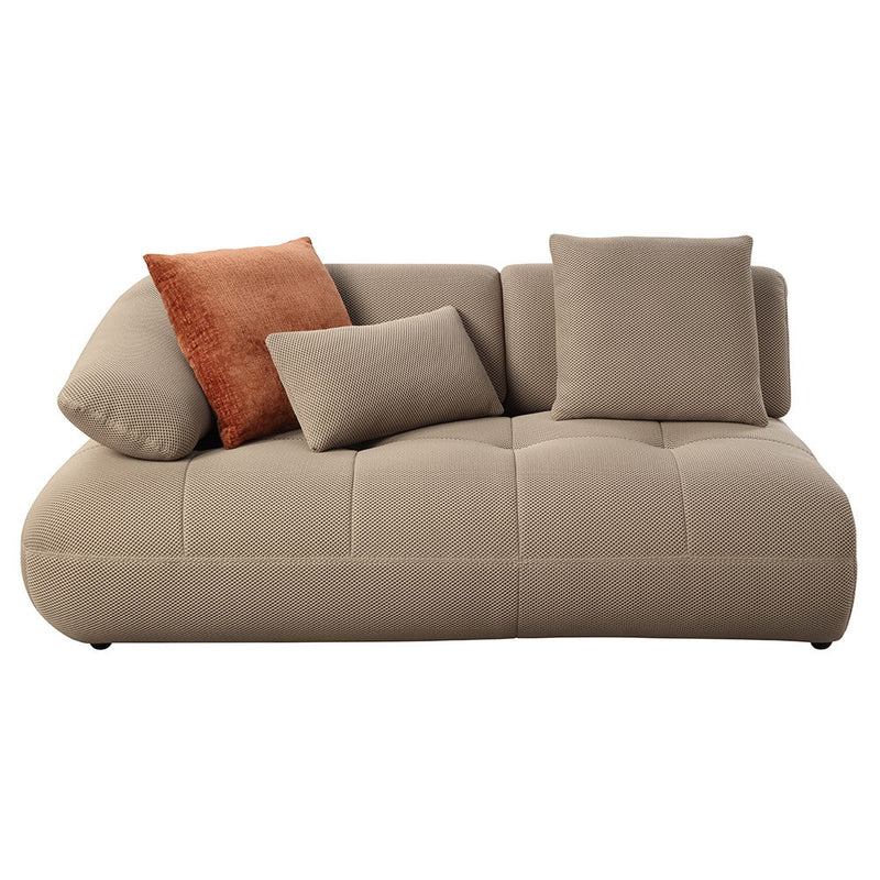 Carrick - Sectional Sofa With 6 Pillows - Beige