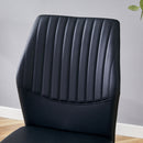 Luxury Simple High Resilience Dining Chair With Metal Legs