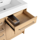 Freestanding Bathroom Vanity With Resin Sink, Soft-Closing Doors And Drawers