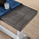 Farmhouse Retro Design Pedestal Sofa Tabe