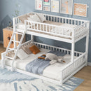 Bunk Bed With Ladder And Guardrails
