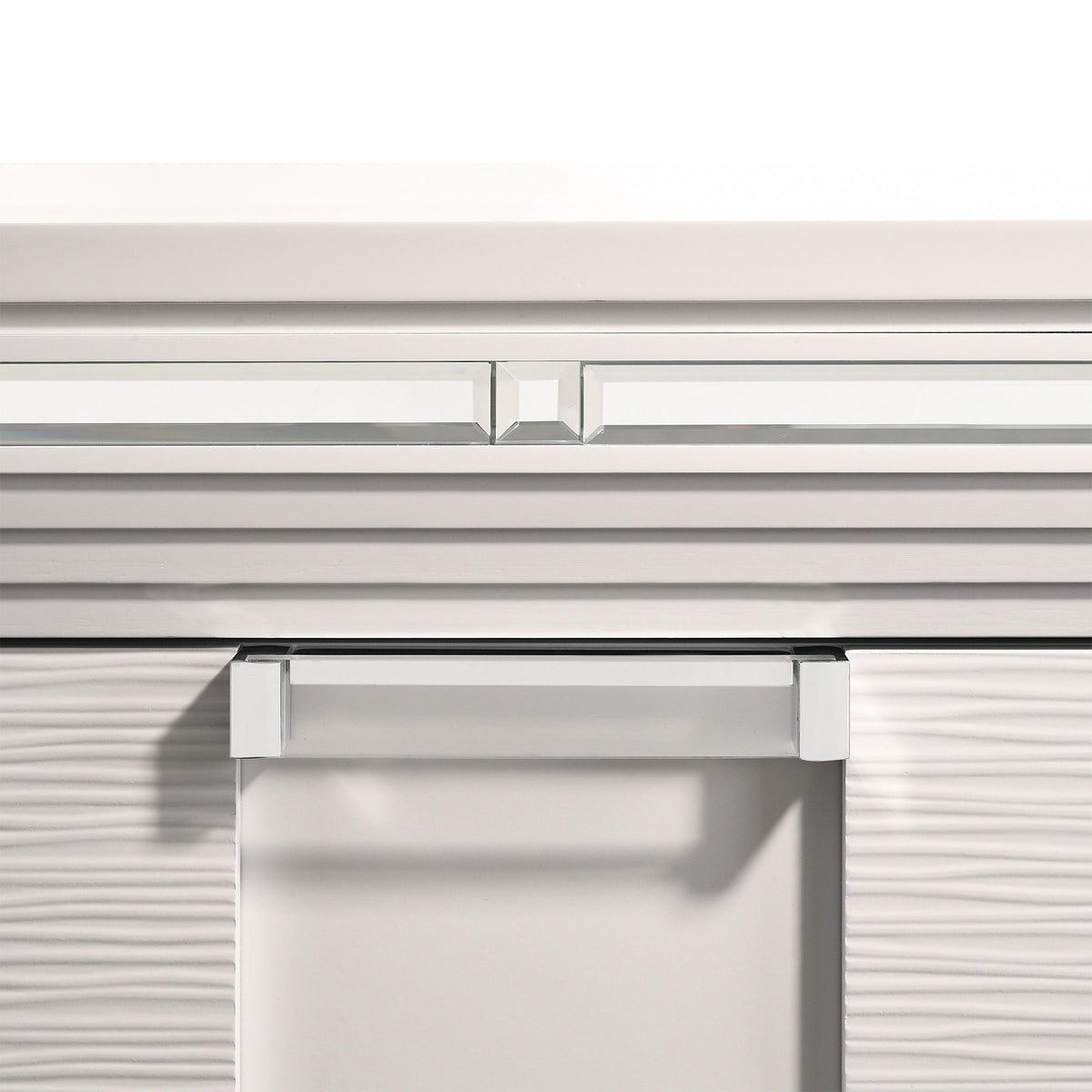 Twenty Nine 5-Drawer Flip-Top Chest in Dark Gray by Elements International, view 6