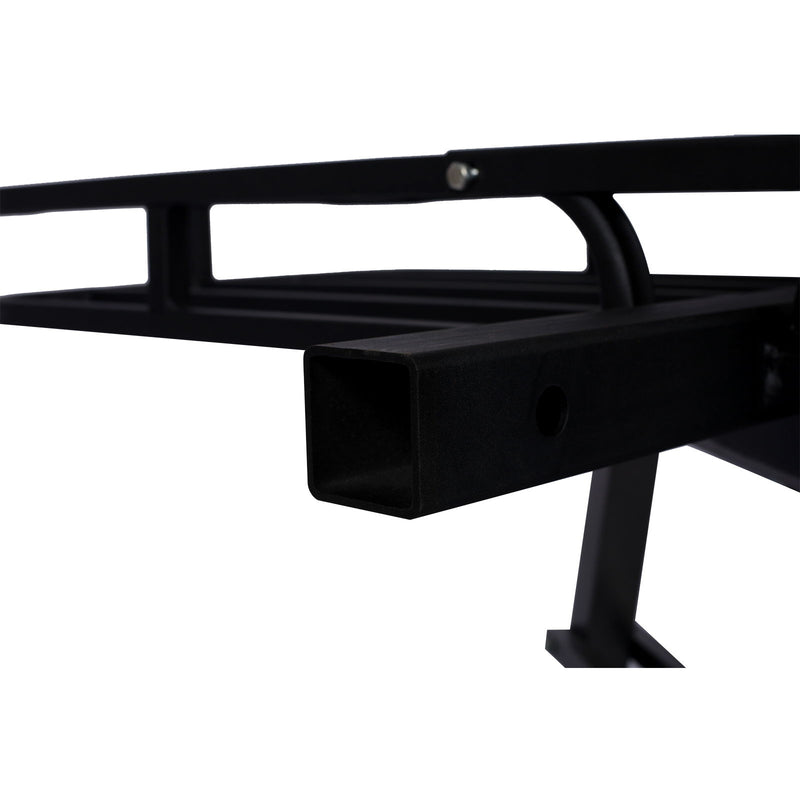 Heavy Duty Steel Hitch Mount Cargo Carrier Rack For SUV, Truck, Car With 2" Receiver - Black
