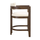 Contemporary Upholstered Counter Stools Set