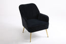 Modern Mid-Century Chair Tufted Sherpa Armchair For Living Room Bedroom Office
