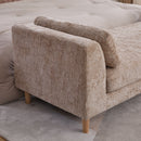 Modern Upholstered End Of Bed Bench With Armrests