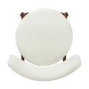 Mid Century Modern Counter Stools, Fabric Upholstered Chairs