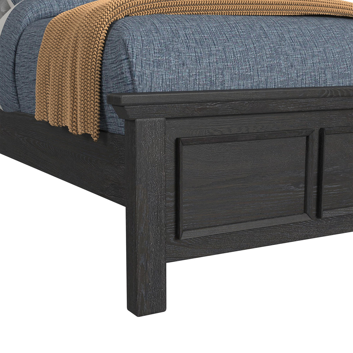 Hampton Kids Bookcase Bed in Black by Elements International, view 9