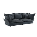 Modern Comfy Upholstered Sofa Cloud Couch, Deep Seat Couches With Multiple Large Soft Pillows