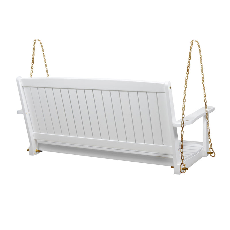 Tambora - Porch Swing Acacia Wood Slat Design