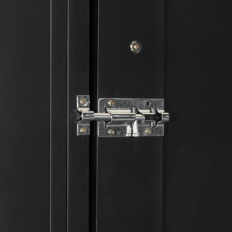 French Style Murphy Platform Bed With Shelf, Side Cabinets, Drawers And LED