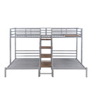Metal Bunk Bed With Storage Shelves Staircase