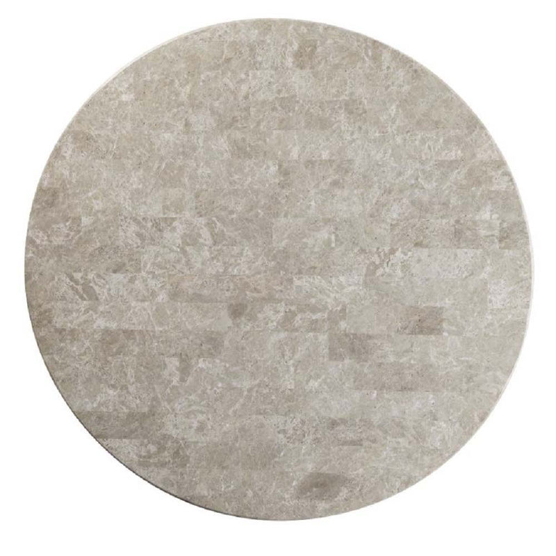 Karsen - Dining Table - Marble & Rustic Oak Finish - Atlantic Fine Furniture Inc