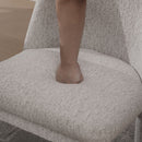 Wide Minimalist Dining Chair