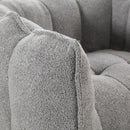 Soft Chenille Bean Bag Chair With High Resilient Foam