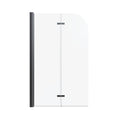 Frameless Folding Pivot Bathtub Door With Clear Tempered Glass