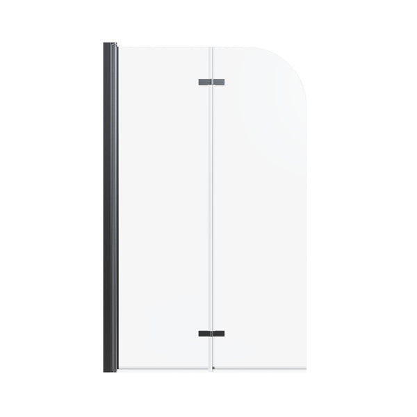 Frameless Folding Pivot Bathtub Door With Clear Tempered Glass