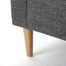 Nebulize - Upholstered Fabric Club Chair With Button Tufted And Square Off Arm And Back