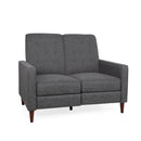 Manville - Contemporary Tufted Loveseat Pushback Recliner
