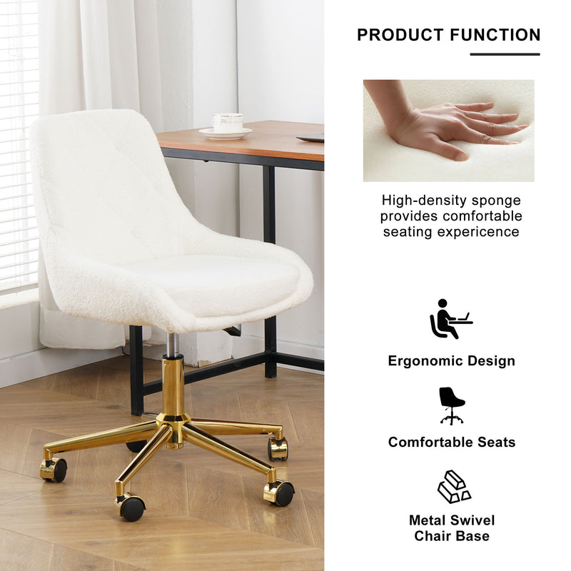 Modern Teddy Velvet Fabric Chair With Gold Plated 5 Claw Legs