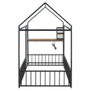 House Frame With Desk, Shelves, Power Outlets And USB Ports