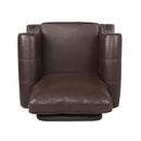 Contemporary Club Chair With Nailhead Trim And Rolled Armrests