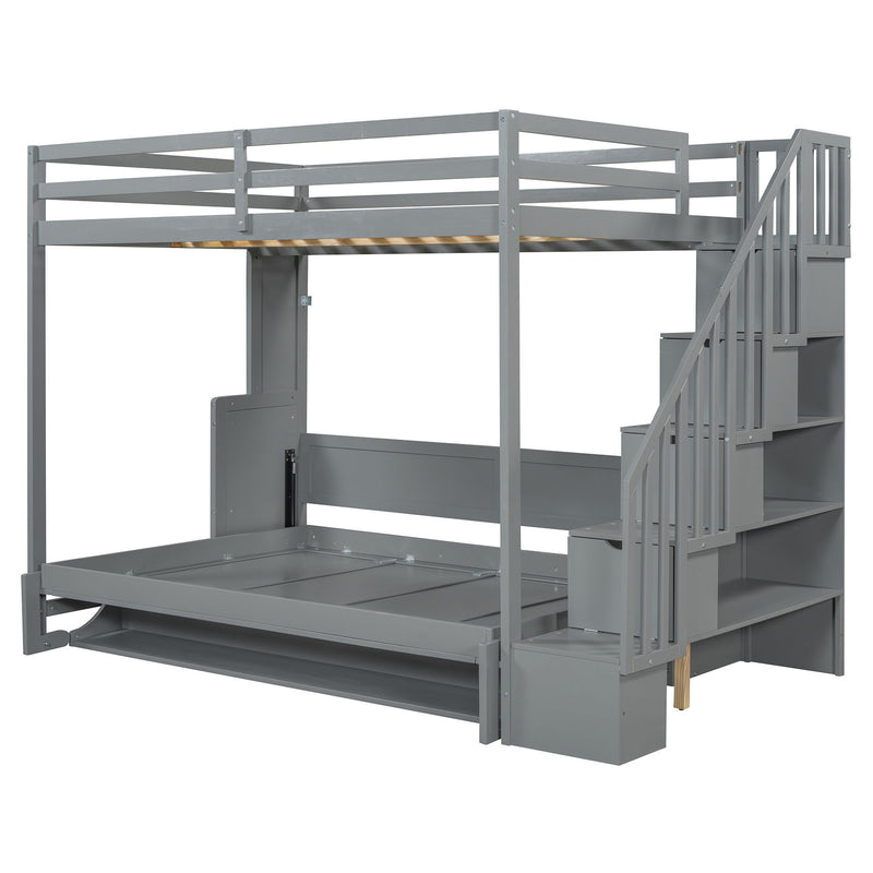 Murphy Bed With Smart Hydraulic System And Desk Design