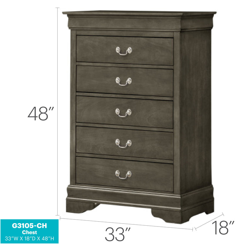 Traditional Style Storage Chest Elegant