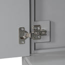 Bathroom Vanity With Ceramic Sink Combo, Abundant Storage Cabinet 2 Soft Close Doors And 5 Drawers