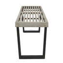 Intrinsic - Outdoor Dining Bench With Slat Top