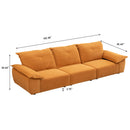 Modern Sofa With Removable Pillowcase And Backrest