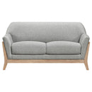 Vaughn - Fabric Upholstered Flared Arm Sofa Set