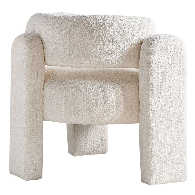 Boucle Upholstery Accent Chair